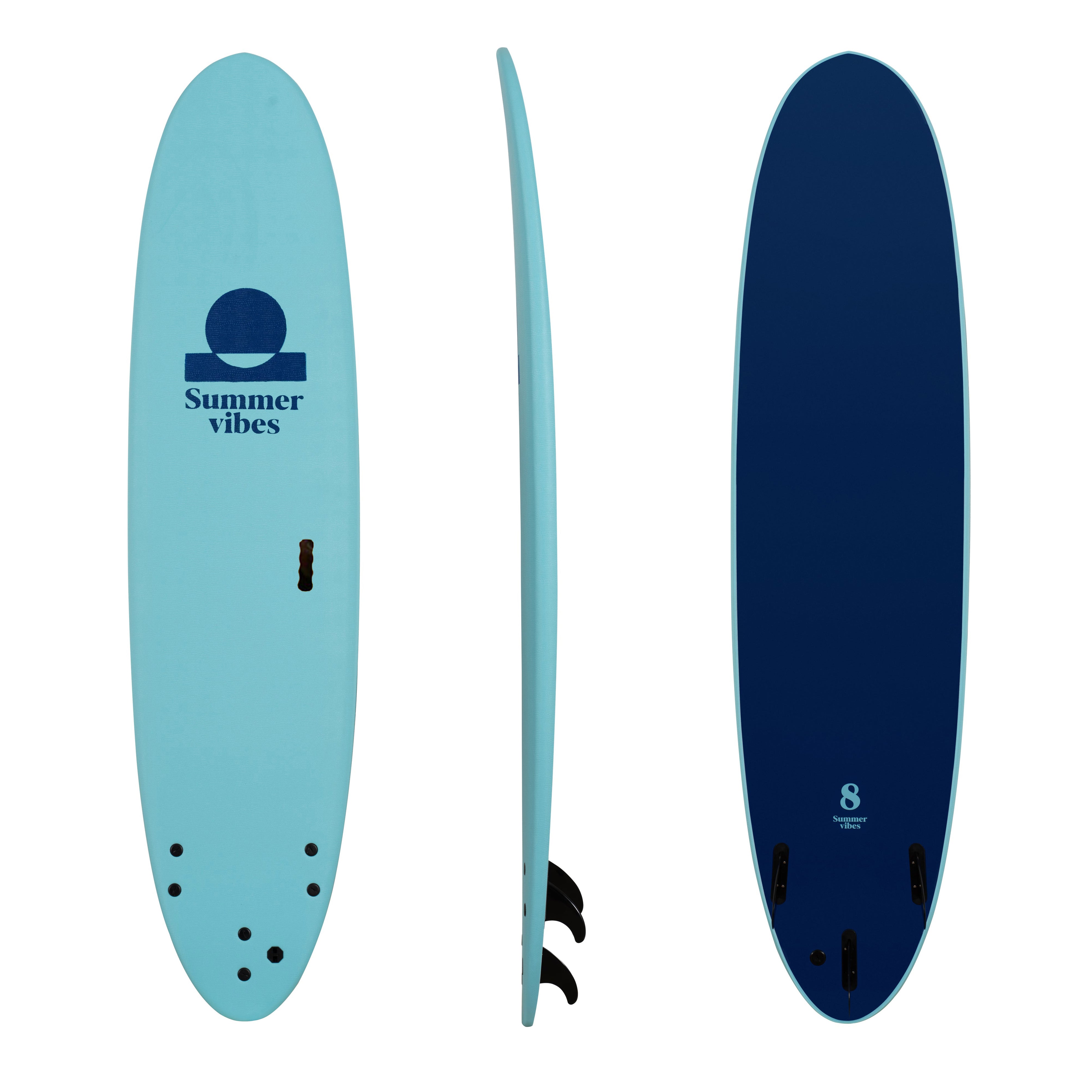 Mini Mal 8' Softboard Blue | Superb Stability | Summer vibes