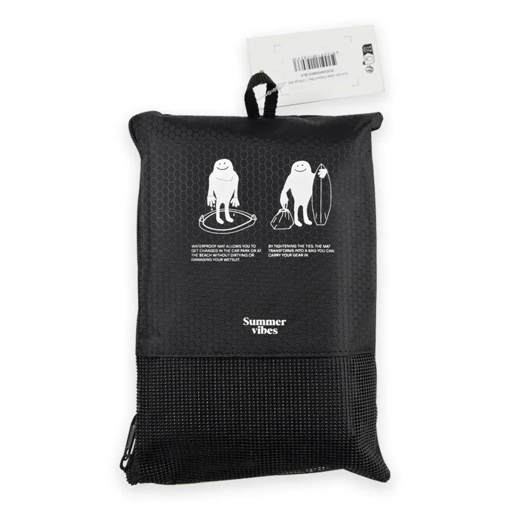 Summer Vibes Wetsuit Change Mat Beach Wet Dry Bag - Summer vibes