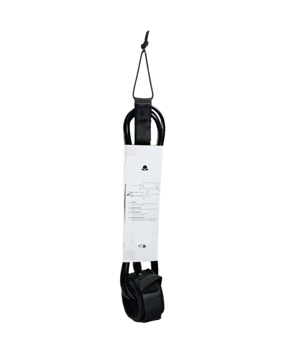 Summer vibes Session 8ft Surfboard Leash Leg rope - Black - Summer vibes