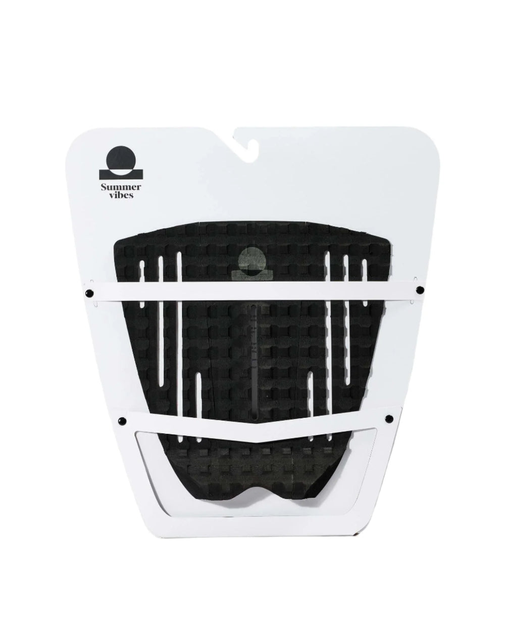 Summer Vibes Session 3-Piece surfboard deck grip traction pad - Black - Summer vibes