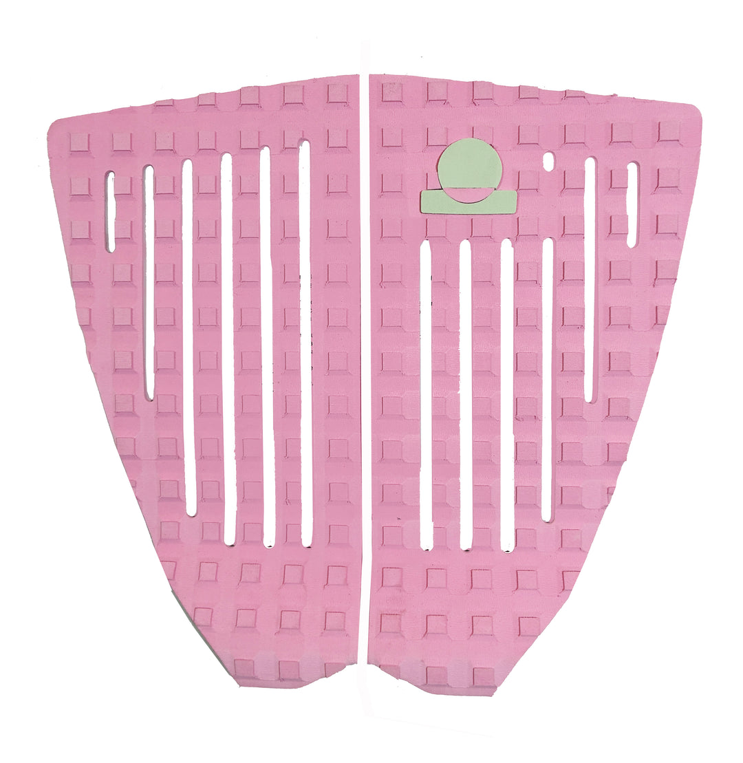 Summer vibes Session 2-Piece surfboard deck grip traction pad - Pink mint