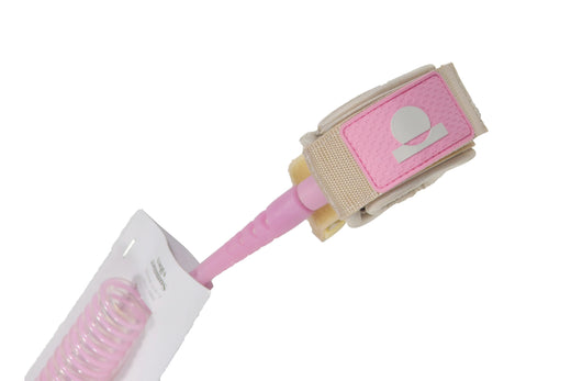 Summer vibes Bodyboard Wrist Coil Leash – Pink