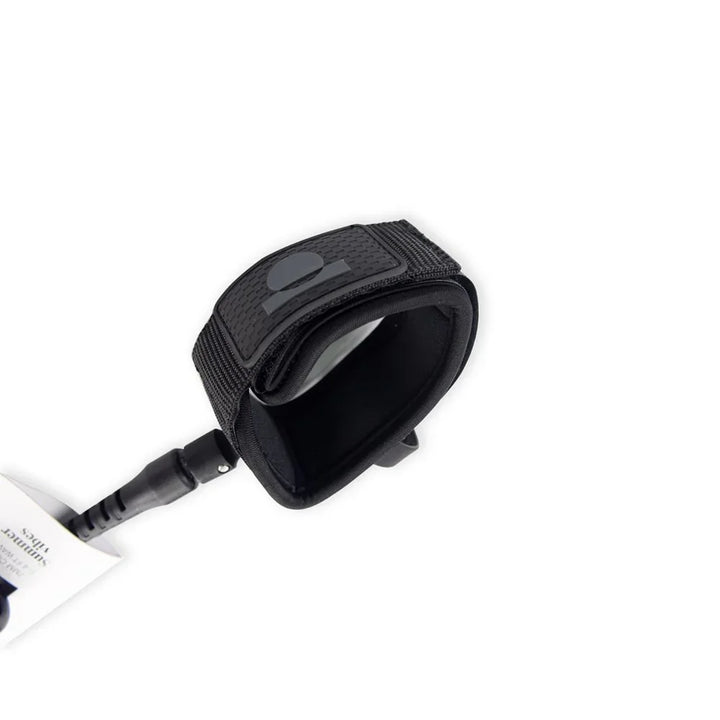 Summer vibes Session Bodyboard Wrist Coil Leash - Black - Summer vibes