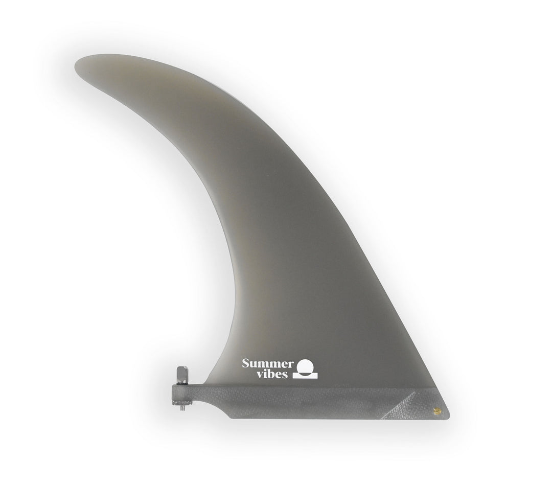 Summer vibes 10" Fibreglass Premium Single Fin - Natural Ash