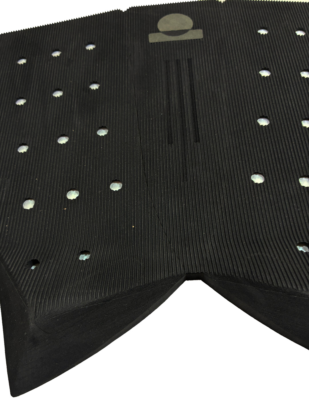 Summer vibes 3-Piece Fish Surfboard Tail Pad / Deck Grip / Traction – Black