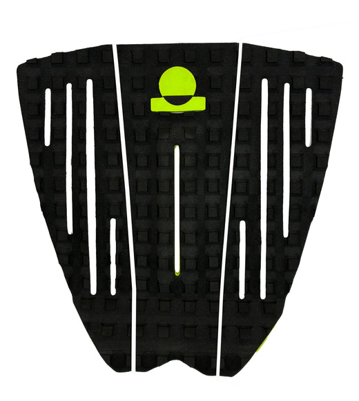 Summer vibes 3-Piece Grom Size Surfboard Tail Pad / Deck Grip / Traction – Yellow