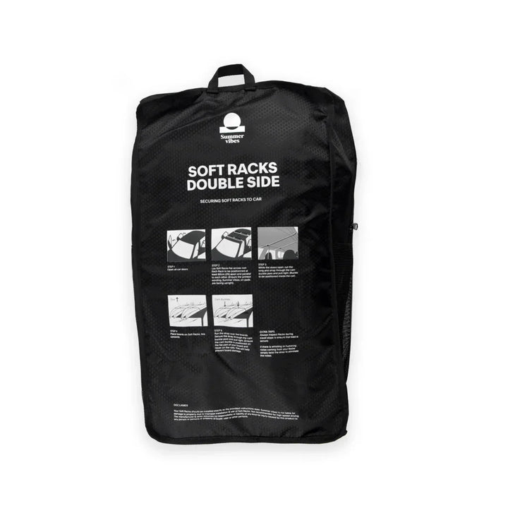 Summer Vibes Soft Surfboard Roof Racks - Double side - Summer vibes