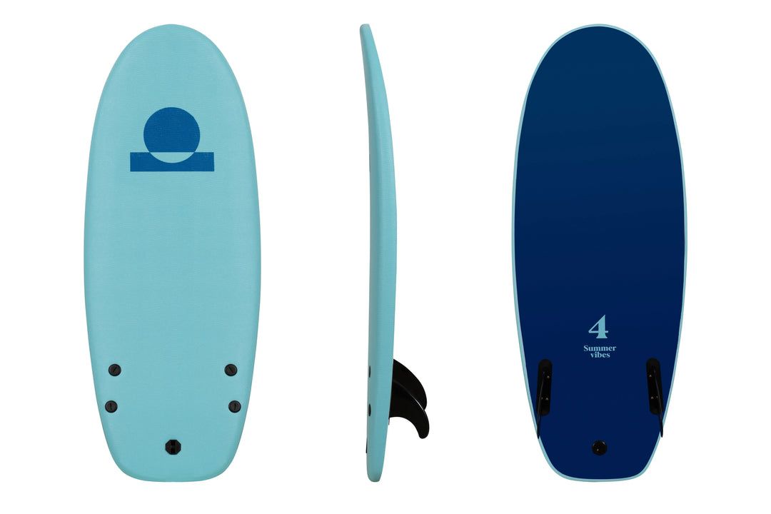 Summer Vibes Grom 4' Softboard - Blue - Summer vibes