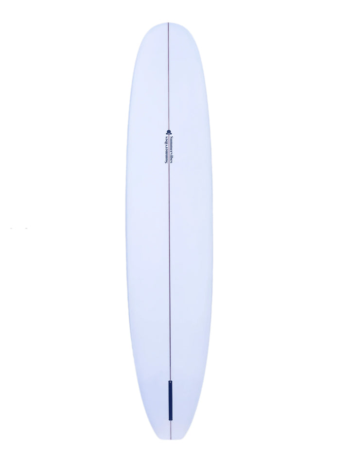 Summer vibes Classic Longboard Noserider Single Fin Surfboard - 9'1 - Summer vibes