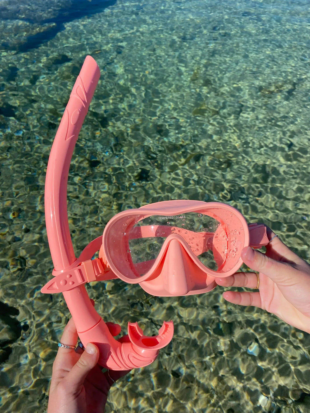 Seaside ave Mask & Snorkel Set - Coral Combo - Summer vibes