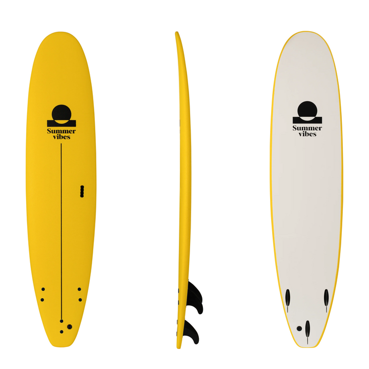 Summer vibes Stable Table Softboard 8'0" / 75L - Yellow with Handle