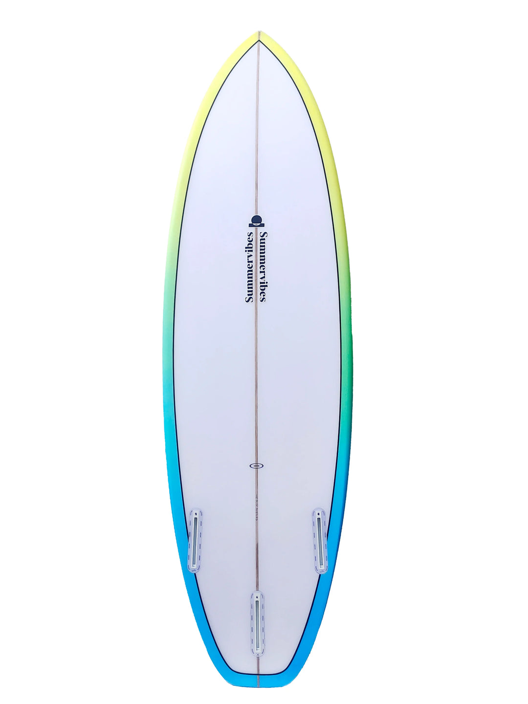 Summer vibes Grom Youth Shortboard Surfboard - Blue fade - Summer vibes