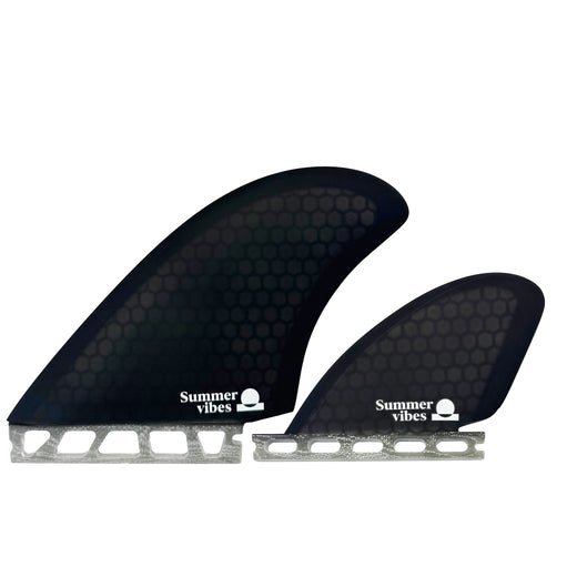 Summer vibes Quad Keel 4-Fin Set Future Compatible – Honeycomb Fibreglass