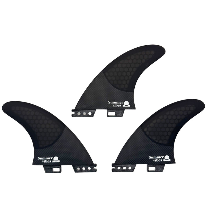 Summer vibes Power Fibreglass Honeycomb/Carbon Fins – Large – FCSii Compatible