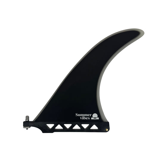 Summer vibes 8" Fibreglass Premium Single Fin – Black