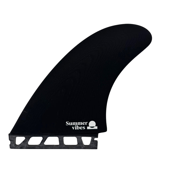 Summer vibes T1 Twin Fin Set Future Compat – Upright Honeycomb Fibreglass. Black