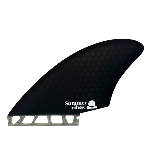 Summer vibes Twin Fin K1 Keel Set Future Compat - Honeycomb Fibreglass – Black