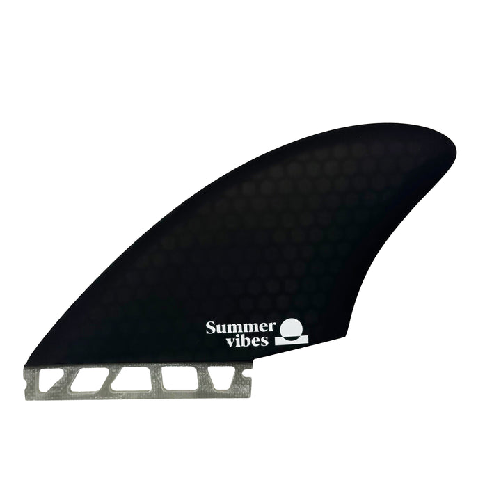 Summer vibes Twin Fin K1 Keel Set Future Compat - Honeycomb Fibreglass – Black