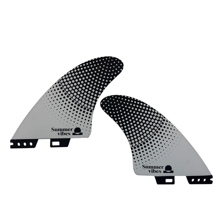 Summer vibes Twin Fin T1 Set FCSii Compatible – Honeycomb Fibreglass