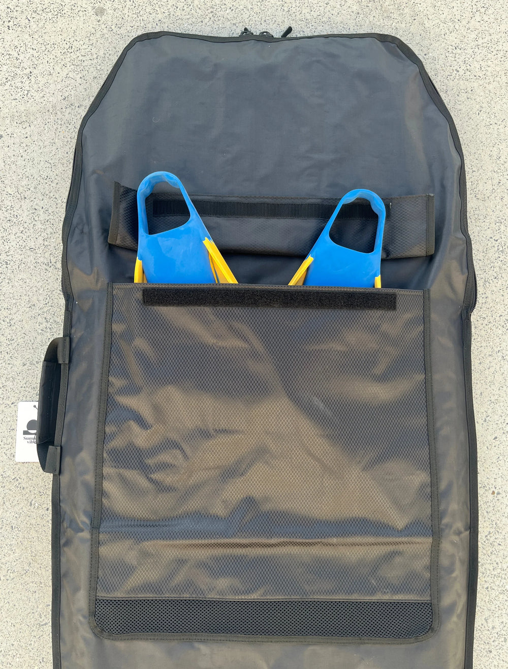 Summer Vibes Lite Bodyboard Backpack Boardbag - Black - Summer vibes