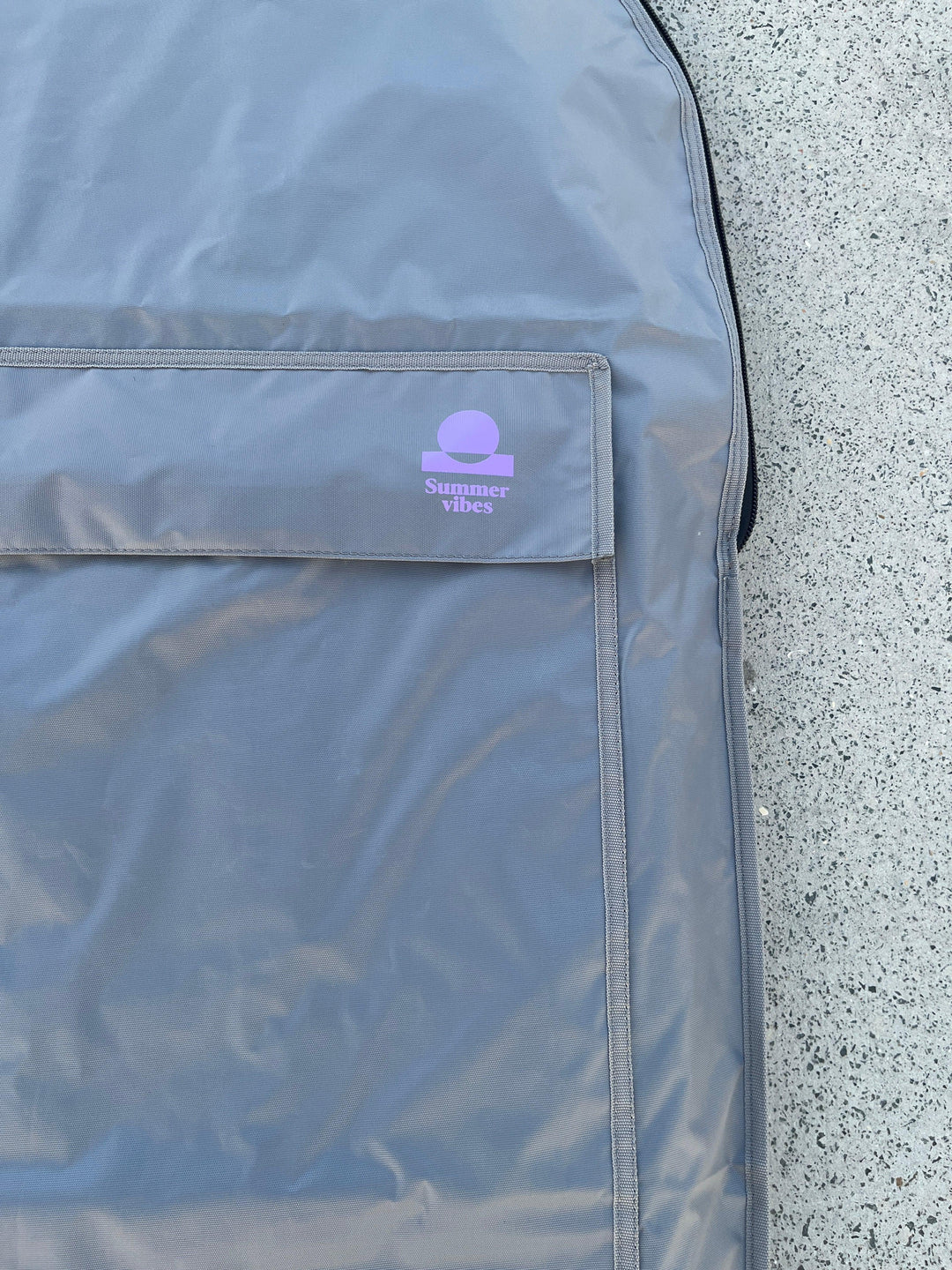 Summer Vibes Lite Bodyboard Backpack Boardbag - Grey - Summer vibes