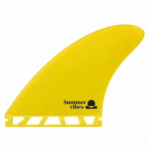 Summer vibes Twin Keel 2-Fin Set Future Compatible – Yellow