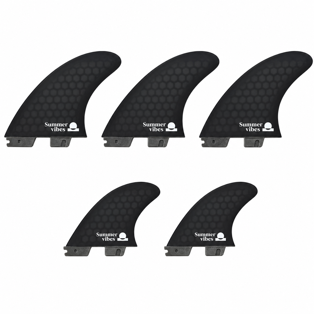 Summer vibes MF M + Quad (5-fin set) FCS2 FCS2 black BRSVFIQPMD-HCB