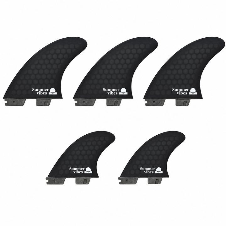 Summer vibes MF M + Quad (5-fin set) FCS2 FCS2 black BRSVFIQPMD-HCB