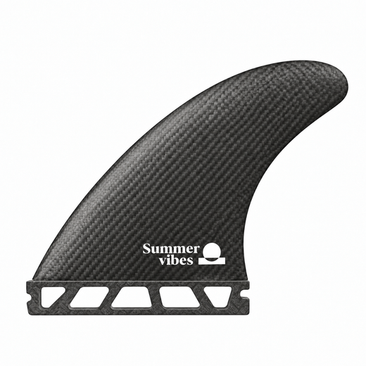 Summer vibes Power Thruster 3-Fin Set Medium Future Compatible – Grey Full Carbon