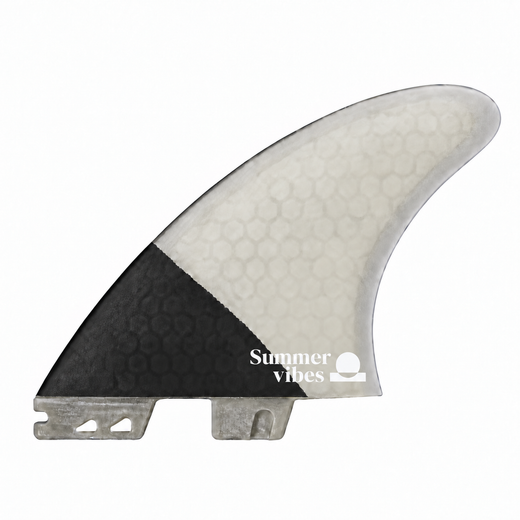 Summer vibes Power Thruster 3-Fin Set Large FCSii Compatible – White