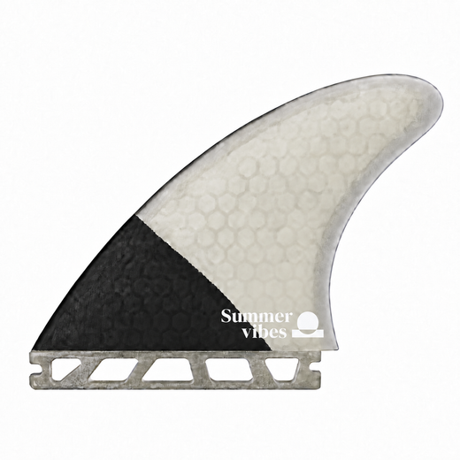 Summer vibes Power Thruster 3-Fin Set Large Future Compatible – White