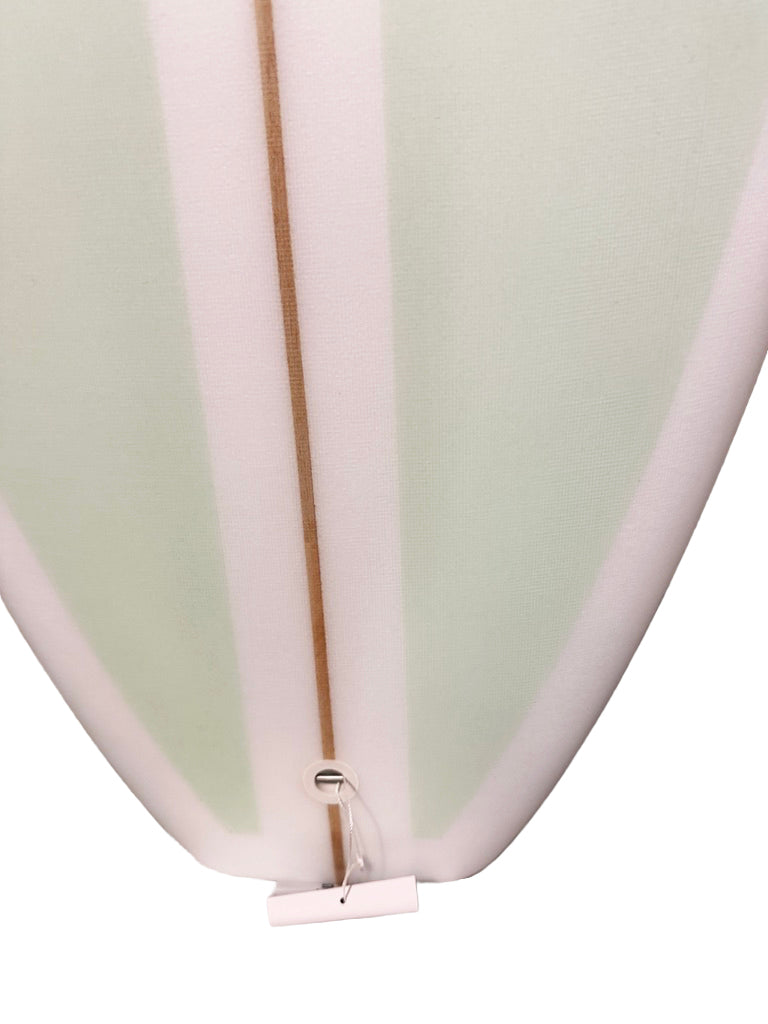 Summer vibes Classic Longboard Noserider Single Fin Surfboard - 9'1 - Mint