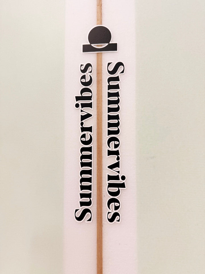 Summer vibes Classic Longboard Noserider Single Fin Surfboard - 9'1 - Mint