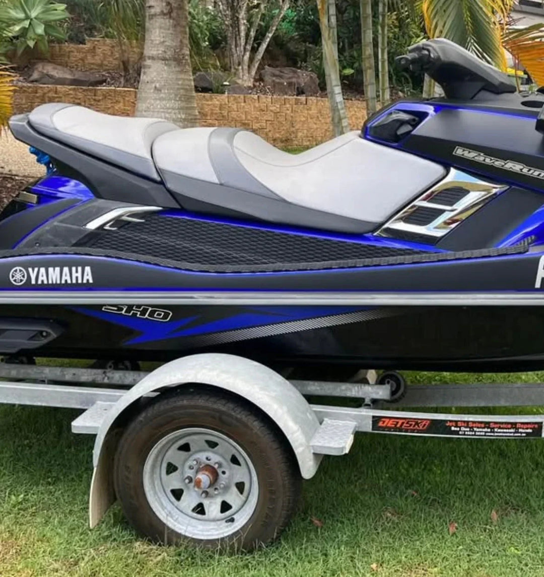 Jet Ski Boat EVA Traction Grip Turf Mat - BLACK - (2.2m x .6m) - Summer vibes