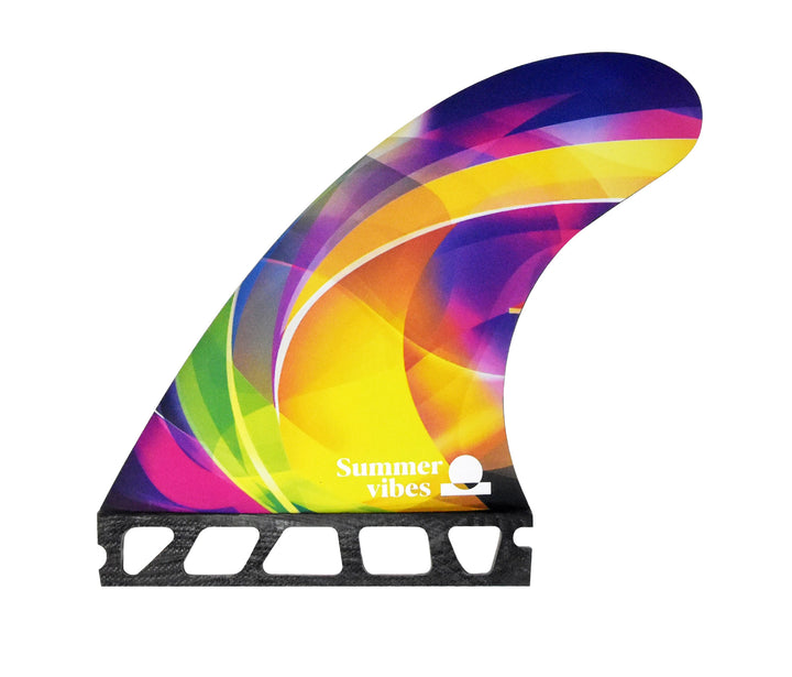 Summer vibes 5G Medium Thruster 3-Fin Set FuturCompatible