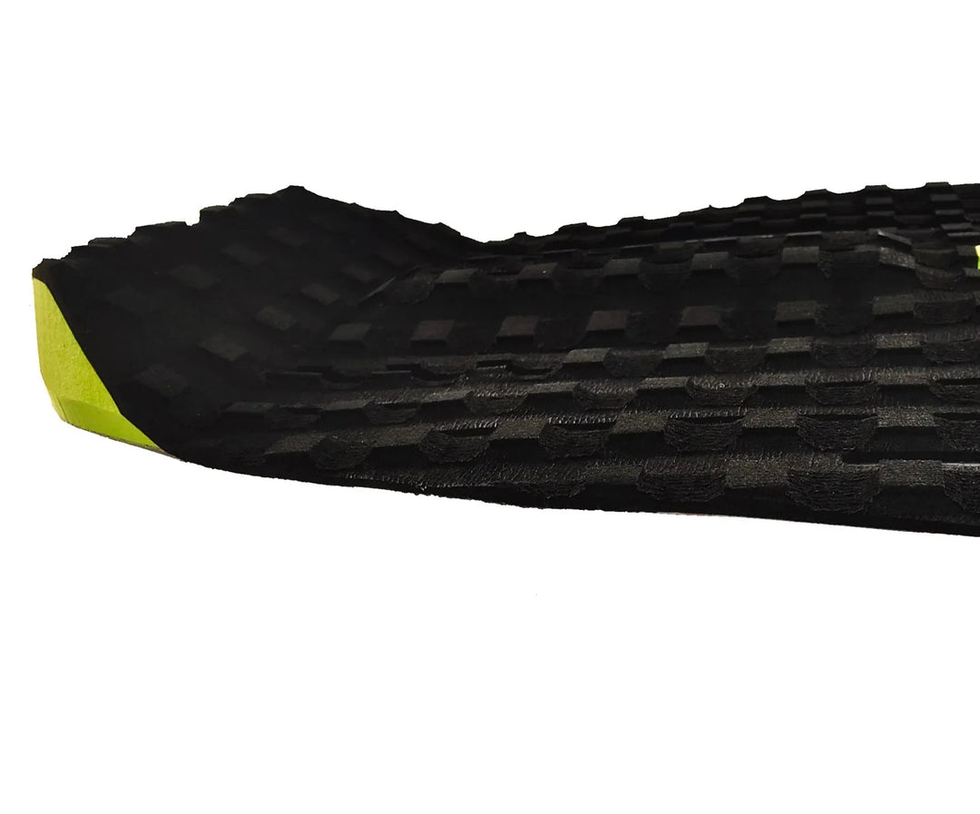 Summer vibes Session 3-Piece GROM SIZE surfboard deck grip traction tail pad - Yellow - Summer vibes