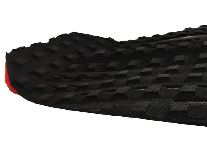 Summer vibes Session 3-Piece GROM SIZE surfboard deck grip traction tail pad - Red - Summer vibes