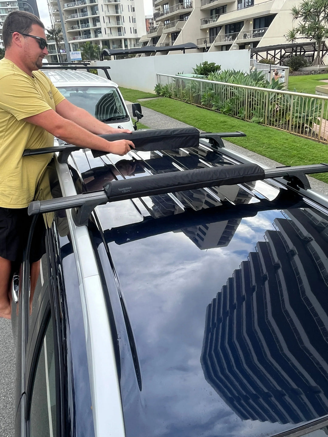 Summer Vibes Roof rack protection pads - Double Side - Summer vibes