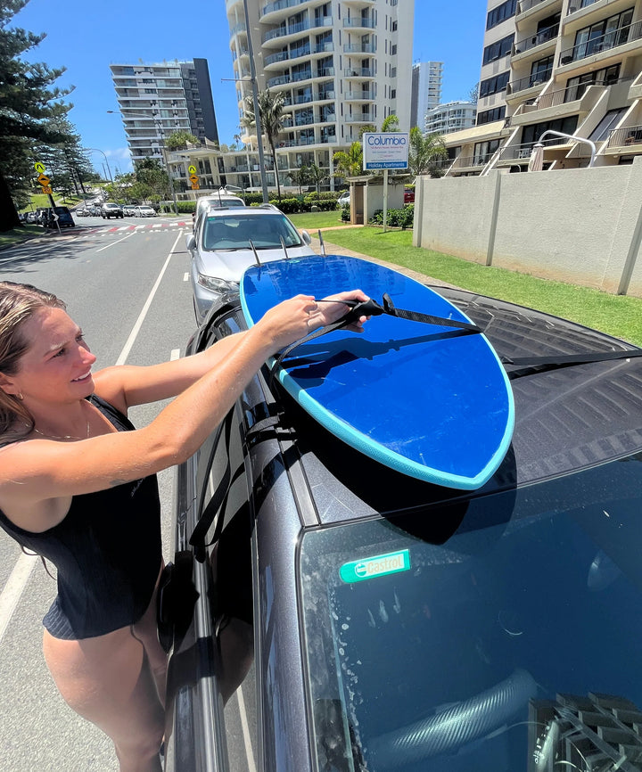 Summer Vibes Soft Surfboard Roof Racks - Single side - Summer vibes