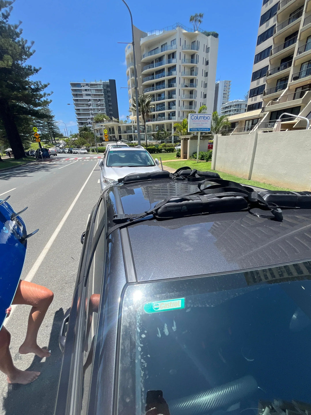 Summer Vibes Soft Surfboard Roof Racks - Double side - Summer vibes