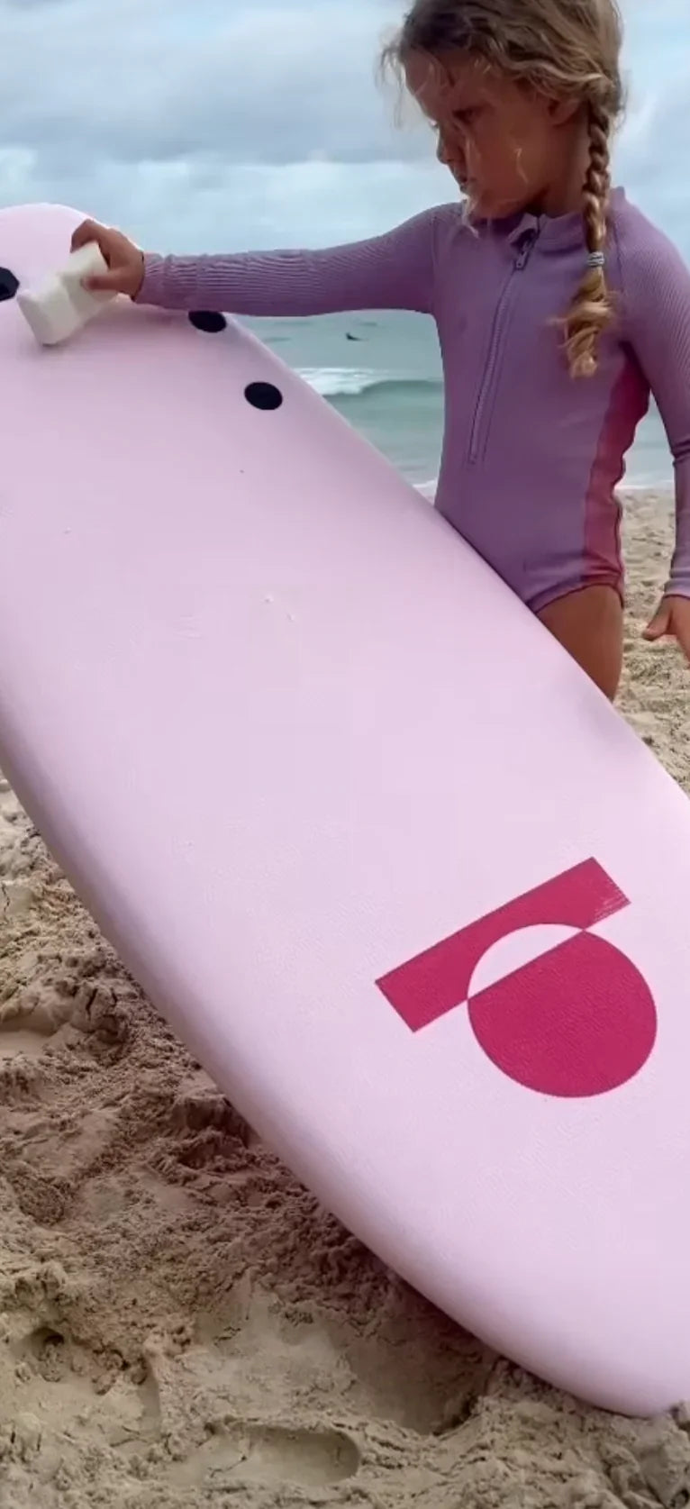 Summer vibes Grom 4' Softboard - Orange