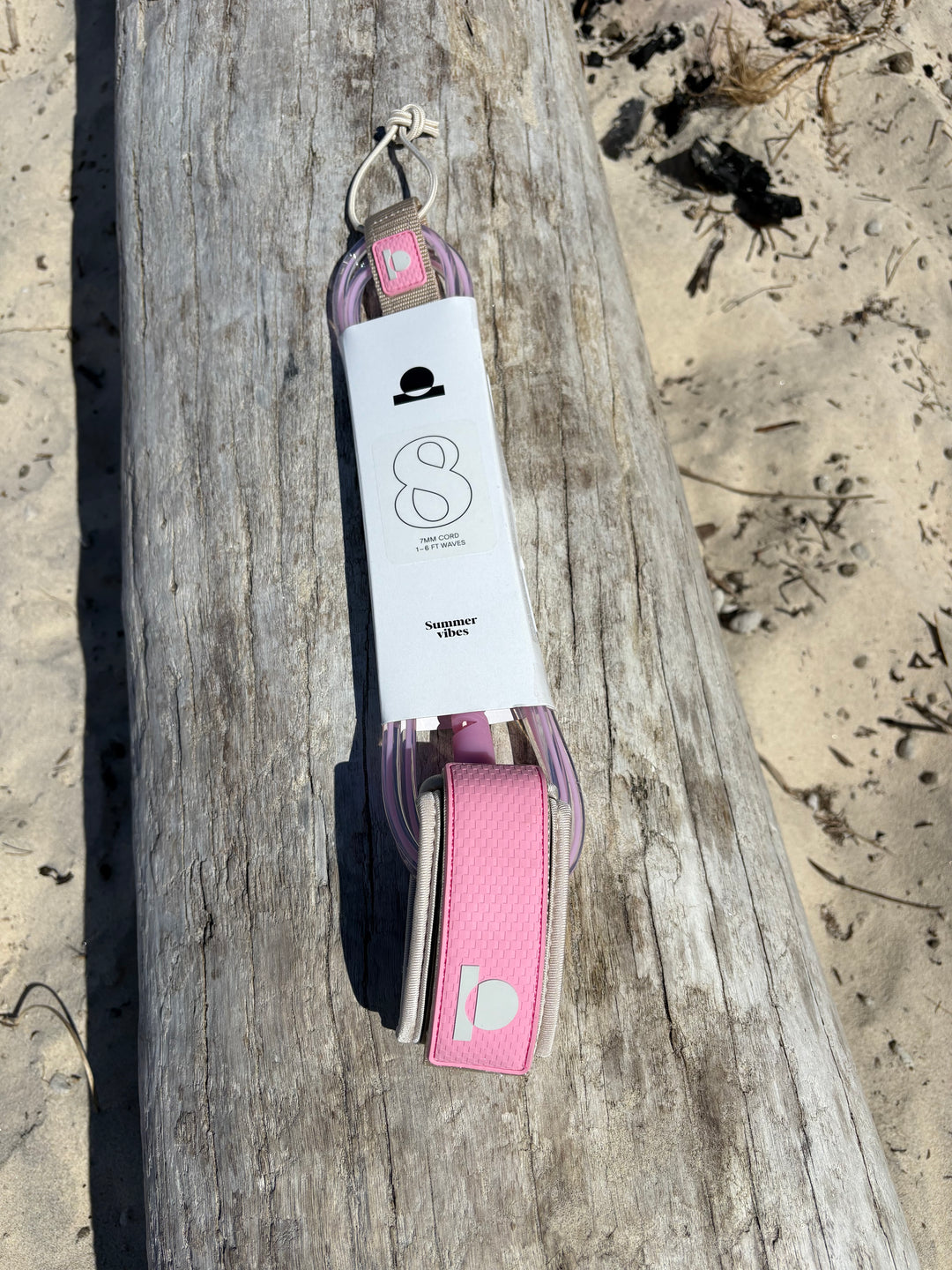 Summer vibes Session 5ft Surfboard Leash Leg rope - Pink
