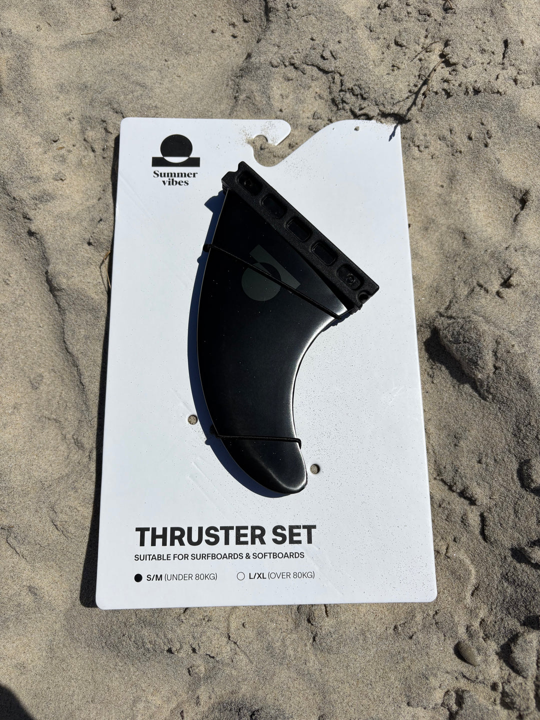 Summer vibes Session Thruster Fins (set of 3) Small-Medium Single Tab FuturCompat