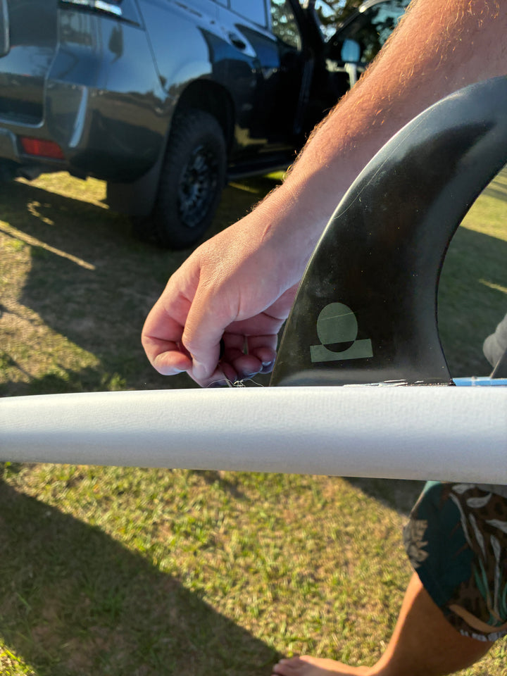 Summer vibes Session Thruster Fins (set of 3) Small-Medium Single Tab FuturCompat