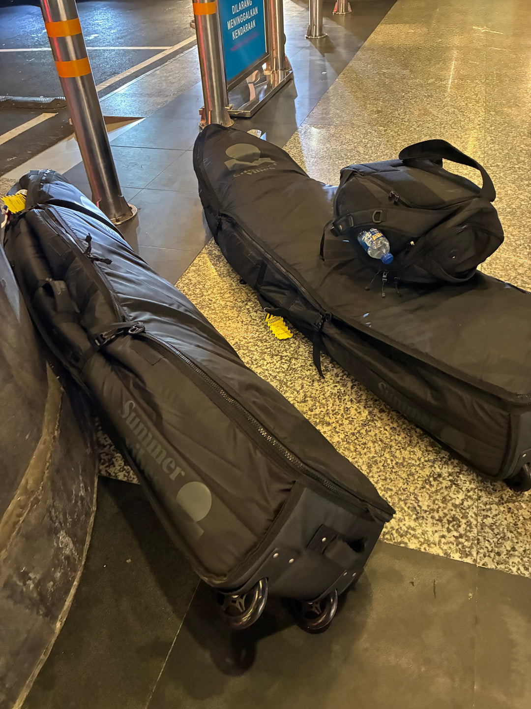 Summer vibes Premium Wheely Travel Cover 3-4 Surfboard Boardbag