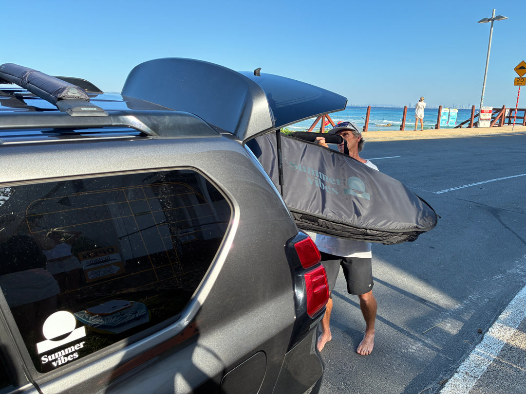 Summer vibes Premium Double Travel Cover 2-3 Surfboard Boardbag