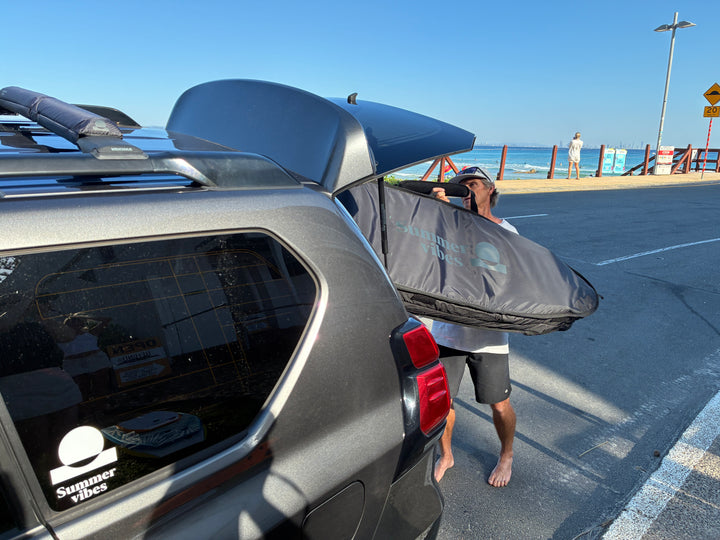 Summer vibes Premium Double Travel Cover 2-3 Surfboard Boardbag