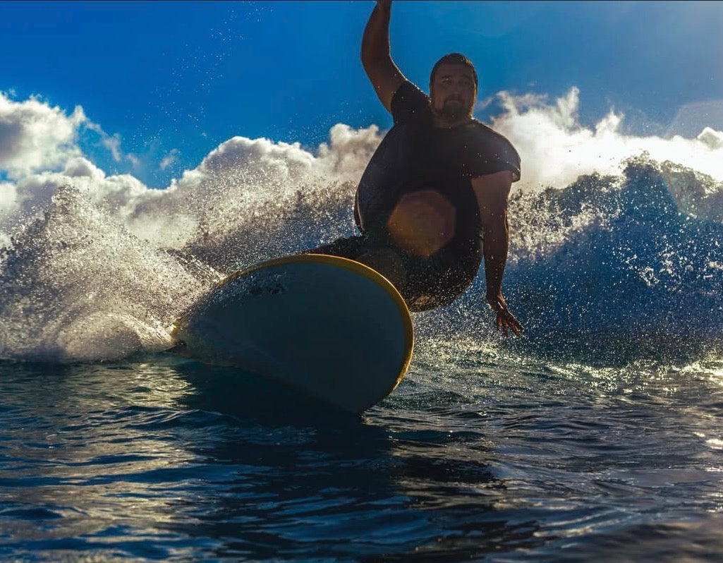 Summer vibes Mini Mal 8' Softboard - Light Yellow white