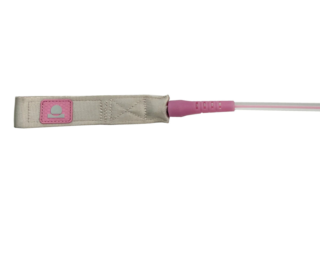 Summer vibes Session 9ft Longboard Surfboard Ankle Leash Leg rope - Pink - Summer vibes