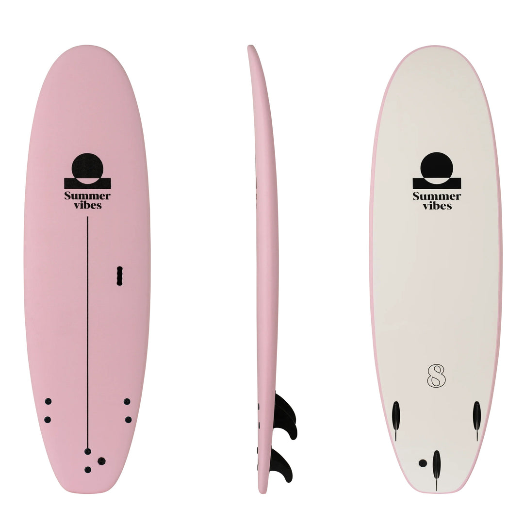 Summer vibes Wider Rider Softboard on white